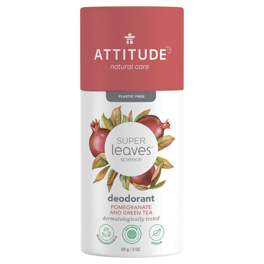 Attitude Super Leaves Deodorant Pomegranate & Green Tea